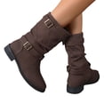 thumbnail image 5 of Casual Ankle Boots,Ankle Boots for Women - Refined Fashion Booties with Clean Structured Upper, Round Toe Short Boots, Ankle Height Dress Boots, Comfortable Everyday Casual Footwear for Autumn Winter, 5 of 7