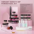 thumbnail image 2 of 36PCS Dip Powder 10g Nail Kit Glitter Dipping Powder Starter Set DIY Salon Nail Art, 2 of 8