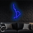 thumbnail image 3 of C-CRAFT Couple Forehead Kiss Neon Led Light Up 27 inch for Valentine's Day Bedroom Decor, 3 of 5