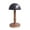 Black, variant on Zeiwohndc Hat Wig Display Stand Removable Iron Frame Wooden Base For Home Salon