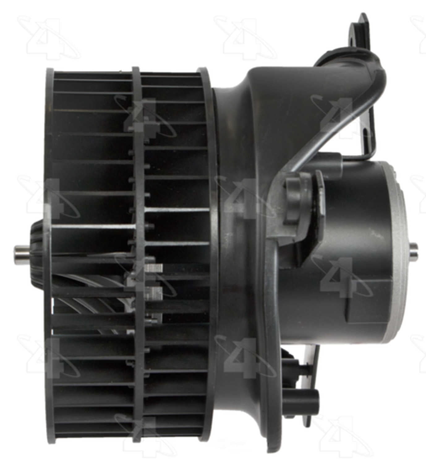 Four Seasons 76989 Flanged Vented CW Blower Motor w/ Wheel