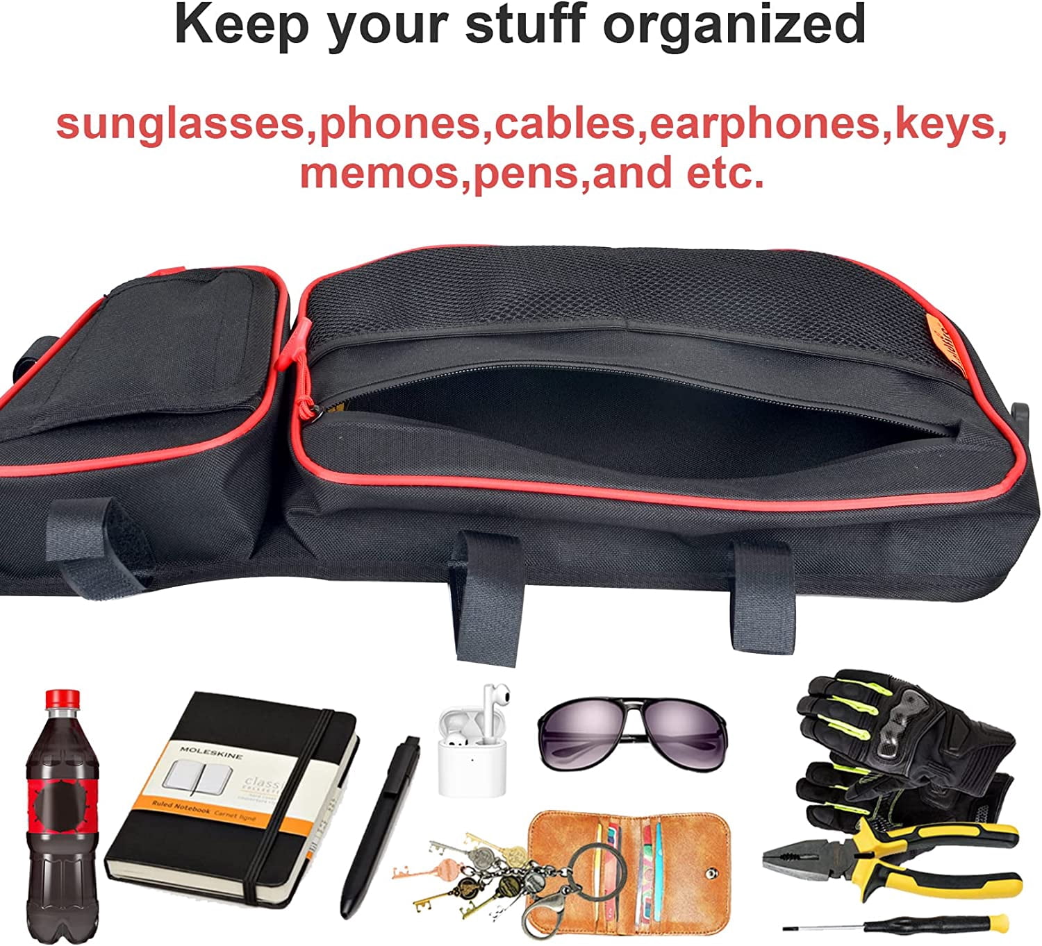 UTV Accessories Side Storage Door Bag Front Upper Door Bags Car Organizer Fits For Can Am Maverick X3 XDS Canam Max R 4x4 Turbo