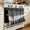 Domino, variant on Oven Skirt with Ribbon Ties – Farmhouse Kitchen Stove Curtain with Ruffled Trim, Decorative Front Cover for Oven
