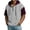Light Gray, variant on Mens T-shirts Short Sleeve Color Matching Hooded Half Zip T Shirt Casual Athletic Top Streetwear Sports Tees Army Green L