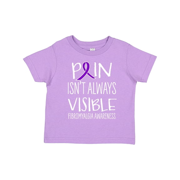 Inktastic Fibromyalgia Awareness Pain Isn't Always Visible Boys or Girls Toddler T-Shirt