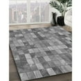 thumbnail image 3 of Ahgly Company Machine Washable Indoor Round Transitional Dim Gray Area Rugs, 6' Round, 3 of 7