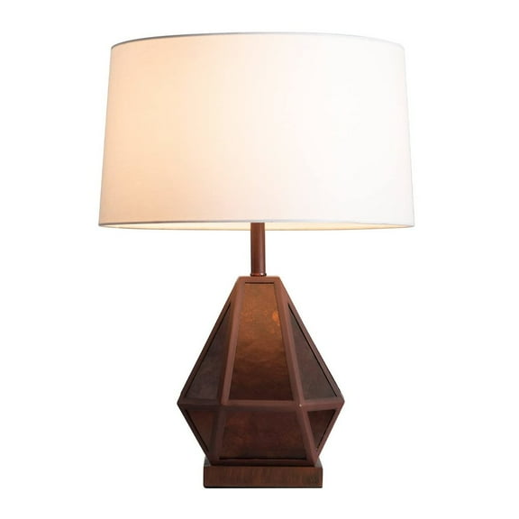 NOVA OF CALIFORNIA Artifact Natural Mica Table Lamp with Nightlight - 22"