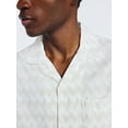 thumbnail image 4 of Free Assembly Men's Cotton Poplin Camp Shirt with Short Sleeves, Sizes S-3XL, 4 of 5