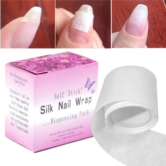 1 Roll Repair Nail Fiberglass Silk UV Gel Building Fiber French Manicure Tool