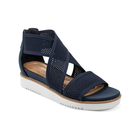 

Easy Spirit Womens Wander 2 Knit Open Toe Platform Sandals