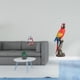 thumbnail image 2 of Estatua de resina de un loro pensativo sentado. Figura decorativa única, abstracta, de colección, hecha a mano en resina. Ideal para el hogar, la ofic, 2 of 8