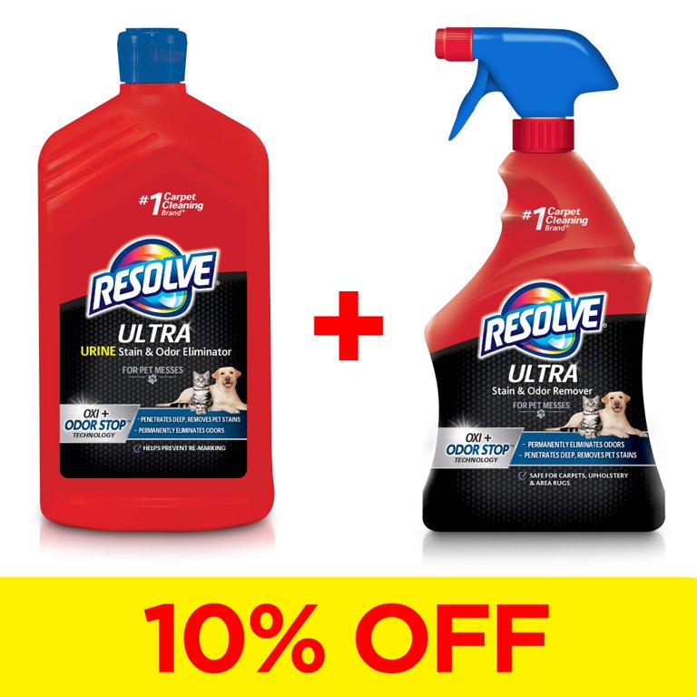 Resolve Urine Destroyer Pet Urine Stain And Odor Remover, 43 OFF