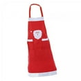 thumbnail image 1 of DOLITY 4xXmas Santa Claus Aprons Holiday Kitchen Apron for House Cleaning Baking, 1 of 9