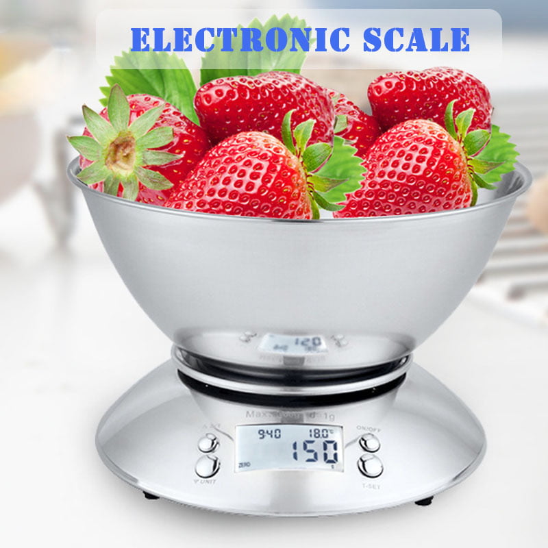 Bluetooth 5Kgs Digital Kitchen Food Scale Nutrition Facts Scale Square  Shape K39Y-N. - Alex for supply