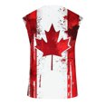 thumbnail image 5 of Camiseta sin mangas de cuello redondo para hombre, informal, a la moda, con estampado, sin mangas, deportiva, de poliéster, 5 of 5