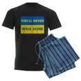 thumbnail image 6 of CafePress - You'Ll Never Walk Alone Pro Ukraine Pajamas - Men's Dark Loose Fit Cotton Pajama Set, 6 of 7