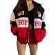 thumbnail image 5 of 2024 Venta caliente Otoño Invierno nuevo artículo hombres mujeres impreso motocicleta Chaqueta de algodón hombres mujeres chaqueta suelta chaqueta de algodón mantener caliente, 5 of 5