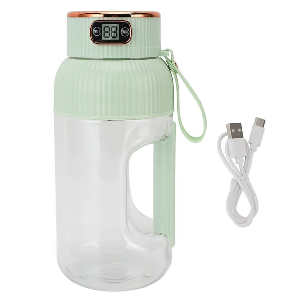 Licuadora Portátil Multifuncional De Gran Capacidad, Recargable, Eléctrica, Con Pantalla Digital, Ideal Para Gimnasio, Hogar, Oficina, Deportes Al Aire Libre.