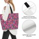 thumbnail image 3 of Disketp Summer Flamingo Bolsa Tote Estampada para Mujer, Bolso de Hombro y de Mano para Compras y Viajes, 3 of 8