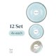 thumbnail image 3 of Vajilla De Gres 4 Personas 12 Piezas - Juego De Platos Y Cuencos De Estilo Moderno En Cerámica - Resistente Al Microondas Y Lavavajillas - Juego De Cuencos Y Platos - Vajilla Pure Living Beige Y Azul, 3 of 5