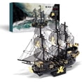 thumbnail image 1 of Piececool Metal 3D Puzzles for Adults, Flying Dutchman Pirate Ship Model Kits, 3D Watercraft Model Building Kit, DIY Craft Kits Difficult 3D Puzzles for Family Time, Great Christmas Birthday Gifts, 1 of 5