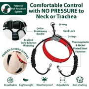 Sporn Original Training Halter, No Pull Dog Harness Large Dogs with Black Sherpa Sleeves