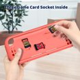 thumbnail image 7 of Fintie Case for Nintendo Switch Lite 2019 w/3 Game Card Slots - Soft Silicone [Shock Proof] [Anti-Slip] Protective Cover w/Ergonomic Grip Comfortable Grip , Living Coral, 7 of 7