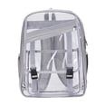 thumbnail image 2 of MMJ Transparent Jelly Backpack PVC Clear Cartoon Bag Lightweight Large Capacity for Travel 12.20x16.93x5.91in, 2 of 6