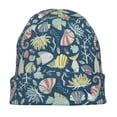 thumbnail image 7 of Naloa Underwater Creature Soft Beanie Hat, Knit Beanie Daily Beanie in Fine Knit for Women Men Winter Travel, Outdoor, 7 of 7