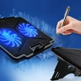 thumbnail image 6 of Laptop Cooling Pad Laptop Coolers for Notebook Gaming Fan Stable Stand Adjustable Gaming Laptop Coolers with 2 USB Port, 6 of 11