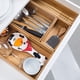 thumbnail image 2 of Organizador de cajones PRATIQUE Bamboo para utensilios de cocina, 2 of 9