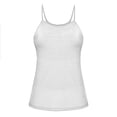 thumbnail image 4 of BWASD Tank Tops for Women Adjustable Built in Bra Camisole Tops Spaghetti Strap Shelf Bras Padded Shirt Going Out Sport Undershirts White S-XXL, 4 of 5
