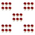 thumbnail image 3 of Servilletero Advancent de flores artificiales 6 piezas colorido, 3 of 6