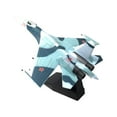 thumbnail image 2 of Esquirla 1/100 SU-27 Fighter Plane Model Gift Metal Plane Model for Bedroom Shelf Bar black base, 2 of 8