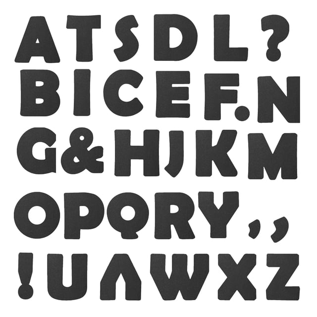 KAKOWELY board letters 150pcs Board Letters Board Letters Letters For Bulletin Poster Board Letters Letters Paper Letter Board Replacement Bulletin Board Letters