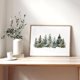thumbnail image 4 of Lámina mural JarthenaAMCS Christmas Snowy Pinos, 30 x 40 cm, 4 of 7
