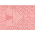 thumbnail image 1 of Ahgly Company Machine Washable Indoor Rectangle Transitional Red Area Rugs, 4' x 6', 1 of 1