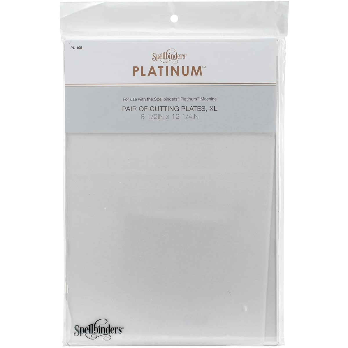Spellbinders Platinum Cutting Plates 2/Pkg XLarge 12.25"X8.5