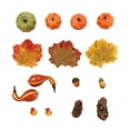 thumbnail image 2 of Artificial Pumpkins Decoration Set Fall Decor Foam Fake Faux Crafts Lifelike Small Pumpkin for Decorating Home Halloween Autumn Harvest Table Decor style G, 2 of 7