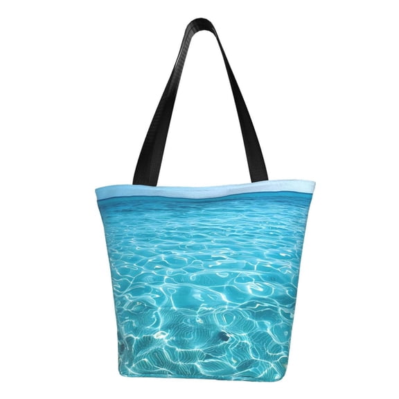 Easygdp Crystal Clear Ocean Waves Shoulder Bags for Women,Crossbody Bags Shoulder Purse Handbag for Women