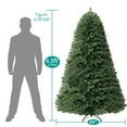 thumbnail image 5 of Naomi Home Prague 6.5 ft Pre-Lit Artificial Christmas Tree with Warm White Lights & Full Branches, 5 of 10