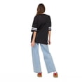 thumbnail image 3 of Forever 21 Women's Mesh Oversized Football Tee with Screened Detail, Sizes XS-XL, 3 of 6