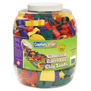 Creativity Street Animals and Object Designs Barrel of Clay Tools, Set of 143