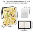 thumbnail image 3 of ALAZA Yellow Banana Trading Card Binder 4 Pocket Cards Collection Album 400 Folder Holder, 3 of 6