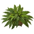 thumbnail image 1 of Nearly Natural 6933 Boston Fern in Metallic Planter, 1 of 1