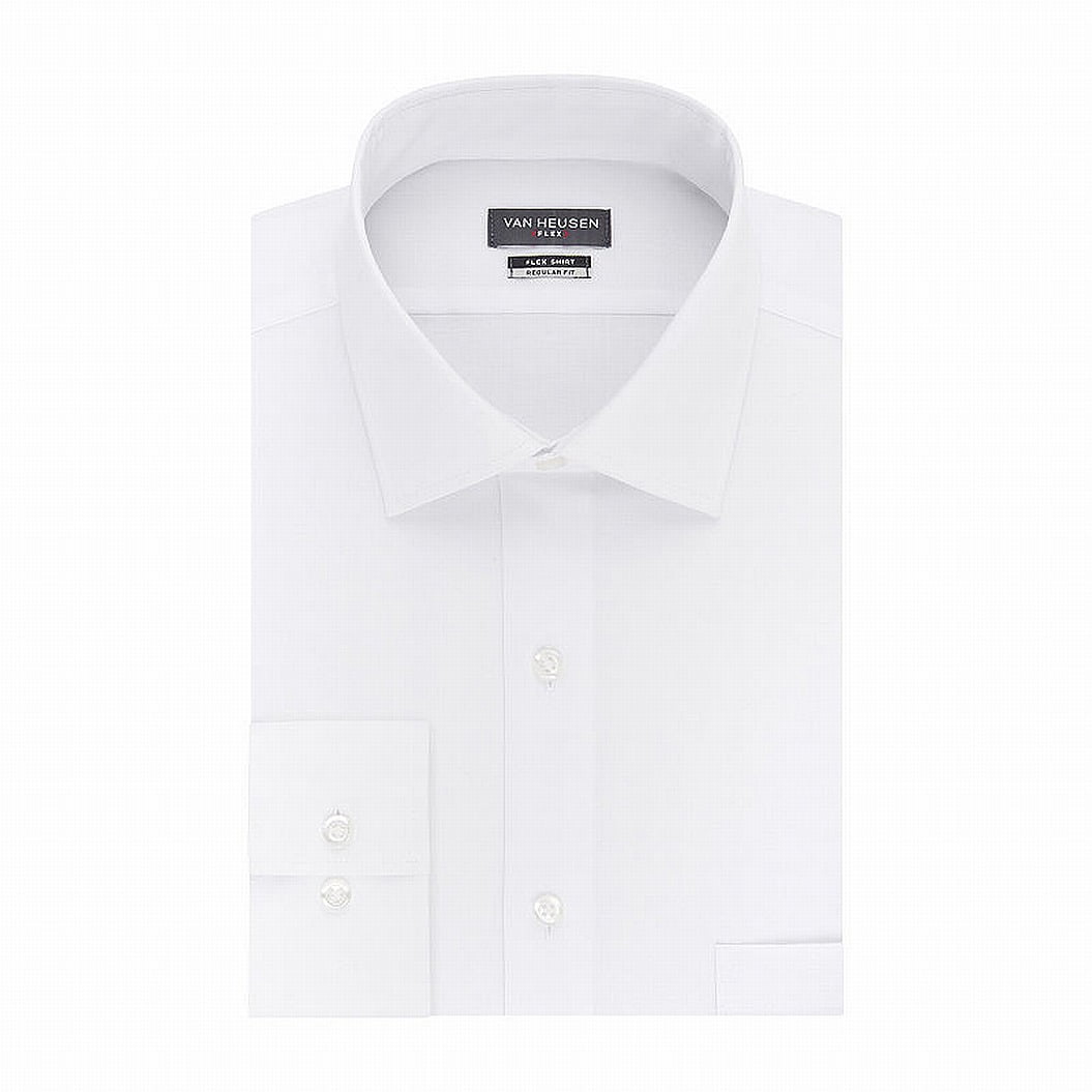 Dress Shirt Tall Fit Stretch Solid 
