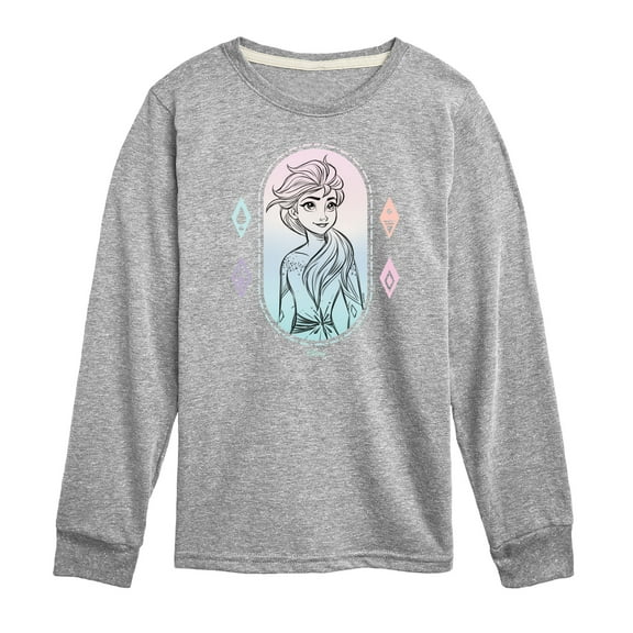 Frozen 2 - Elsa Portrait - Toddler And Youth Long Sleeve Graphic T-Shirt
