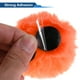 thumbnail image 5 of Accesorios de Casco de Motocicleta Decoración Cola Redonda para Cascos de Motocicleta Bicicleta Esquí Naranja Pegatinas de Peluche 1 Juego, 5 of 6