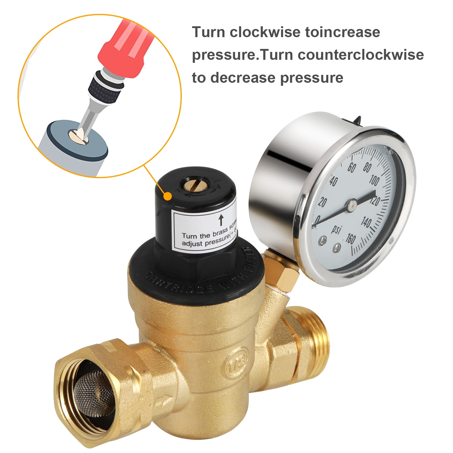 Drip System Pressure Regulator Industrial & Scientific Drip Irrigation System Garden Sprinkling