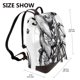 thumbnail image 2 of Disketp Capybara Riding Bicycle Mochila de Cuero para Mujer, Bolso de Espalda Antirrobo con Estilo para Viaje, Trabajo y Uso Diario, 2 of 4